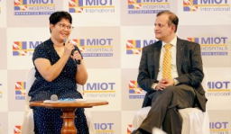 MIOT International executed a highly advanced hybrid treatment strategy,  to defuse the multiple brain aneurysms arising from the  carotid artery of a 39-year-old Mauritian woman.