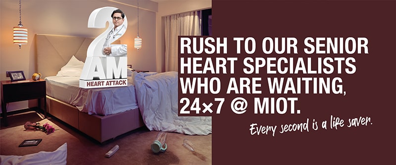 MIOT Heart Revive Centre in Chennai offering 24x7 cardiac emergency and heart attack care
