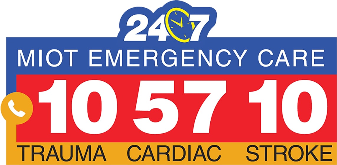 MIOT Emergency Care team providing 24x7 trauma and cardiac treatment in Chennai