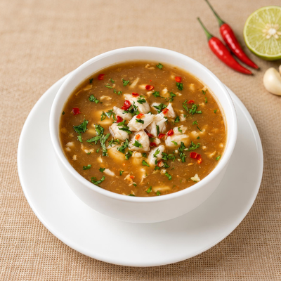 Crab Soup with Chilli & Lime